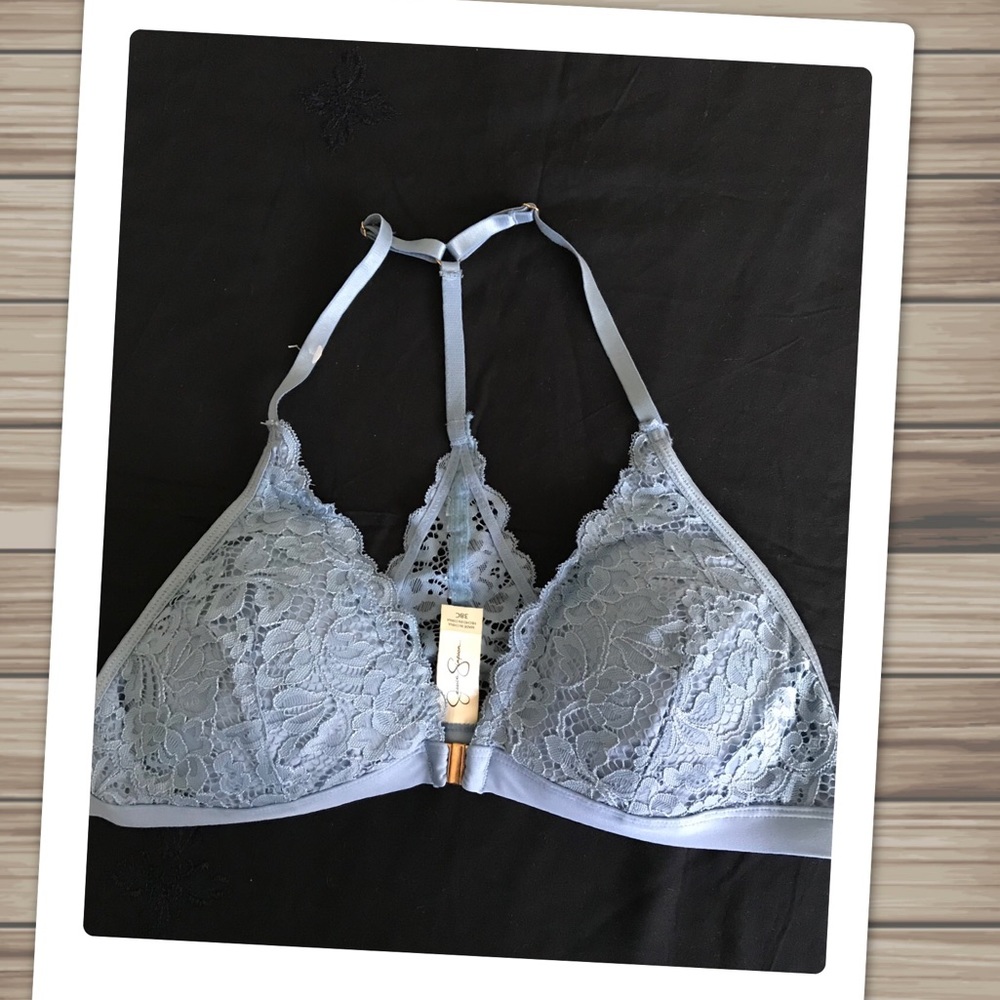 NWOT Jessica Simpson Lace T-back Plunge Bralette